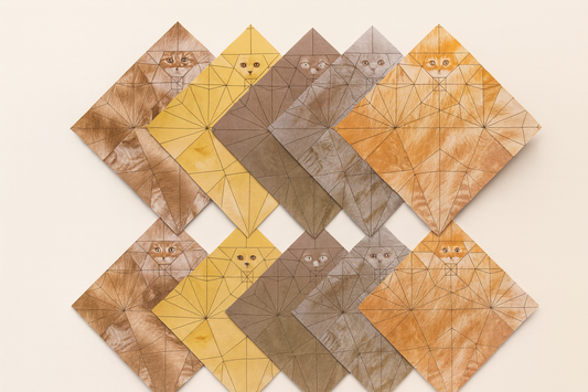 Foldable Paper Pets™ – 3D Papercraft Animal Decor Kit