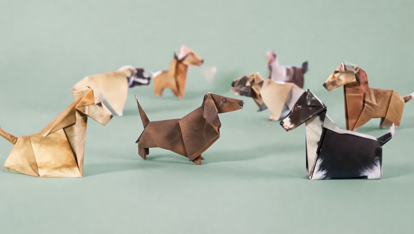 Foldable Paper Pets™ – 3D Papercraft Animal Decor Kit